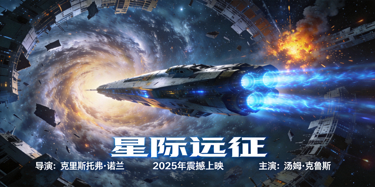 科幻动作大片《星际远征》高清海报